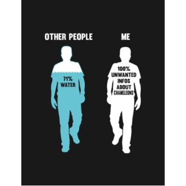 Imagem de Notebook: Funny Chameleon Meme For A Lizard Lover: Journal Notebook A Perfect Gifts For All Ages All Genders| 100 Pages, 8.5x11 Inches