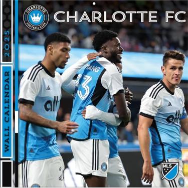 Imagem de Calendário de parede do time Turner Sports Charlotte FC 2025 12x12 (25998012201)