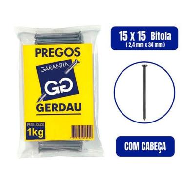 Imagem de Pregos 15x15 Gerdau