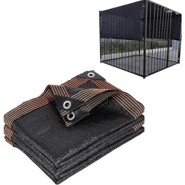 Imagem de Cobertura de sombra para canil 95% protetor solar, tela de tela com ilhós para casa de cachorro ao ar livre, gaiola grande para animais de estimação, galinheiro, 9 m x 2 m