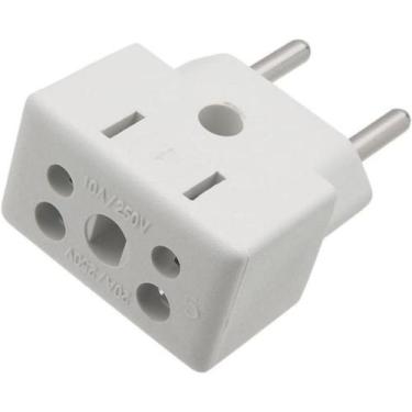 Imagem de Tomada Adaptador BOB Benjamin Universal - Plug Plus, 50 Unidades