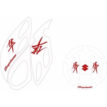 Imagem de 1par-protetor/pedaleira Suzuki Hayabusa-Gsx 1300r Branco/ver - Geral