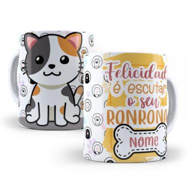 Imagem de Caneca de Cerâmica Personalizada 325ml Amor Pelos Animais - Mecolour