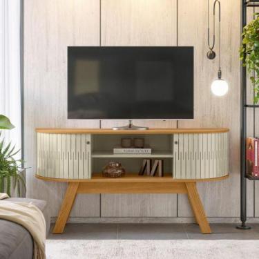 Imagem de Estante 2 Portas Osmond Cumaru Opala - Mais de Casa