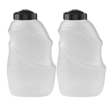 Imagem de 2 Garrafa De Água Jarra Suco Geladeira Tampa Higiênica 2 Litros Grande