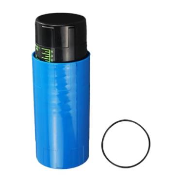 Imagem de Deevoka Caixa de armazenamento de economia de bola de tênis Reparação de restauração Acessórios para forma de tênis 3 bolas de contêiner, Azul