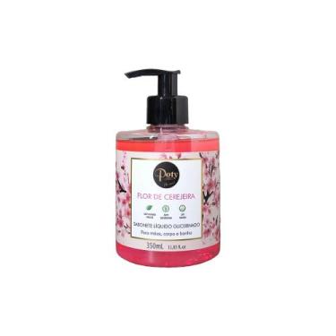 Imagem de Sabonete Líquido Glicerinado Flor de Cerejeira Poty Cosméticos 350 ml