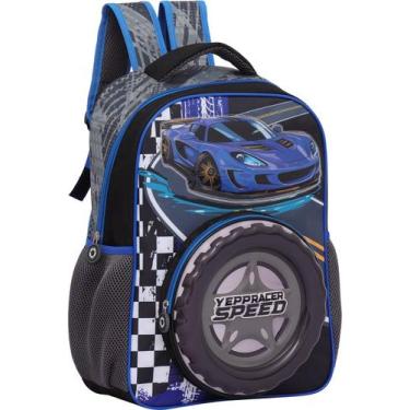 Imagem de Mochila Escolar Infantil Masculina Speed 16 Mim6367-16 - YEPP BF