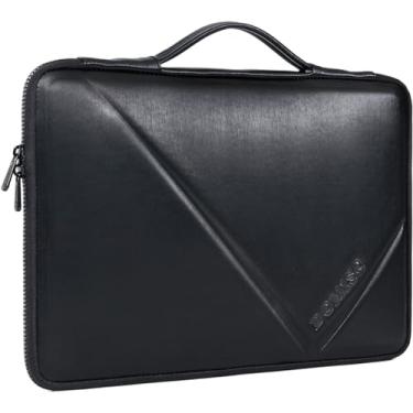 Imagem de DOMISO Capa à prova de choque à prova d'água para laptop com alça leve macia EVA bolsa para notebook para Apple/ASUS/Acer/Lenovo/Dell/HP/MSI, 15 - 15.6 Inch