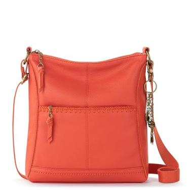 Imagem de The Sak Bolsa tiracolo Lucia em couro, bolsa conversível com alça ajustável, Cayenne Stitch, One Size