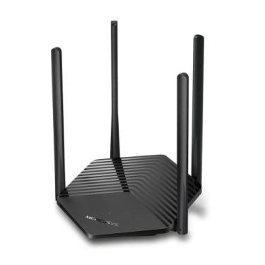 Imagem de Roteador Wireless Mercusys MR60X, Gigabit-Ethernet, AX 1500, Quad Band