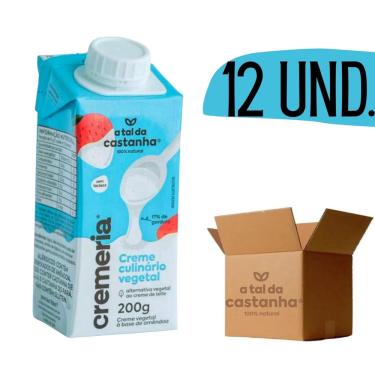 Imagem de Creme De Leite Vegetal Cremeria A Tal Da Castanha 200G 12 Un