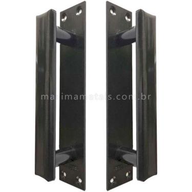 Imagem de Puxador Duplo Rustico Colonial Porta Pivotante Ou Correr