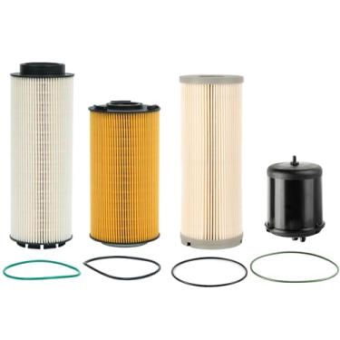 Imagem de GETOPAUTO 2277129 Filtro Separador De Água E Combustível, 2234788 Filtro De Óleo, 1922496 Kit De Filtro De Óleo, K37-1022 Filtro De Combustível Compatível Com Motor Paccar Mx-13