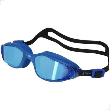 Imagem de Oculos Natação Speedo Poseidon Antiembaçante Original, Azul