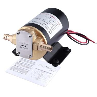 Imagem de NovelBee Bomba de impulsor autoescorvante, bomba de óleo de engrenagem de 3,2 GPM, bomba extratora de troca de óleo autoescorvante para máquinas de lubrificantes diesel, transferência de óleo de