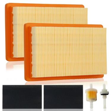 Imagem de HRuiRed Pacote Com 2 Filtros De Ar 14 083 19-S, Filtro Combustível Para Motores Kohler 01-S1 19-S 04-S Courage Xt-6 Xt-7 Xt149 Xt173 Xt650 Xt675 Xt775 Xt800 Xtx775, Cortador Grama