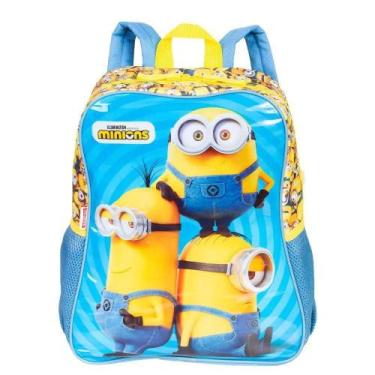 Imagem de Mochila Escolar Minions Infantil Tam G Costas Sestini