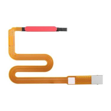 Imagem de BESJMYT Para Samsung Galaxy A02s Botão Liga/Desliga Vermelho e Sensor de Impressão Digital Cabo Flexível Cabo Flexível Liga/Desliga Botão de Controle Conector Peças de Reparo SM-A025U/SM-A025U1
