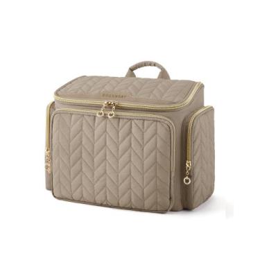 Imagem de Bolsa de higiene pessoal BAGSMART Travel Large Wide-open com alça Came