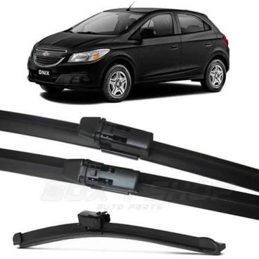 Imagem de kit 3 Palheta Limpador Parabrisa Chevrolet Onix 2012 2013 2014 2015 20