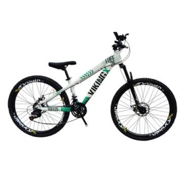 Imagem de Bicicleta Aro 26 Vikingx Tuff 25 Aluminio 24 Velocidades Pneu Cravudo,