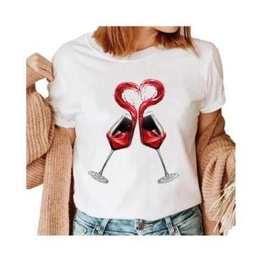 Imagem de Camiseta Feminina Manga Curta - Estampa Vintage Anos 90, BR-G4, Mgq 27