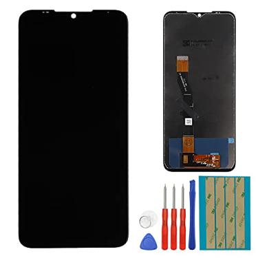 Imagem de E-yiiviil Tela LCD compatível com Moto G Play (2021) Tela LCD de 6,5 polegadas, montagem de tela sensível ao toque com ferramentas