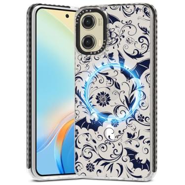 Imagem de Toycamp Capa para Moto G Stylus 5G 2024 - Compatível com MagSafe Women Girls Cute Phone Cover Magnetic com proteção à prova de choque Girly Pretty Kawaii Designer Funda para Motorola G Stylus 5G 2024