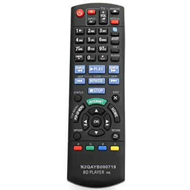 Imagem de AIDITIYMI Controle remoto de substituição N2QAYB000719 compatível com leitor de Blu-ray Disc Panasonic DMP-BDT220 DMP-BDT120 DMP-BDT220CP DMP-BDT220P DMPBDT220 DMPBDT120 DMPBDT220CP DMPBDT220P