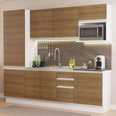 Imagem de Cozinha Completa 100% Mdf Madesa Acordes Branco Rustic
