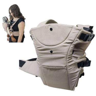 Imagem de Canguru Carregador Bebe Criança Bolso Alça Ajustavel Passeio Viagem Macio Confortavel Seguro Resistente Proteçao
