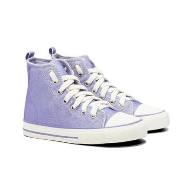 Imagem de Tênis Casual Em Glitter Lilás Infantil - Spark, 24