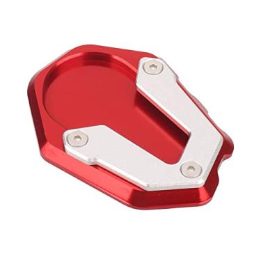 Imagem de Acc-Creativity Suporte de pé de motocicleta com ampliador lateral para placa de extensão compatível com BMW F900R F900XR 2020-2022 (vermelho)