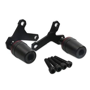 Imagem de Acc-Creativity Motocicleta CNC Alumínio Motor Crash Guard Case Frame Sliders Protector Proteção contra quedas Compatível com Yamaha XJ6 X-6N X6N (Vermelho)