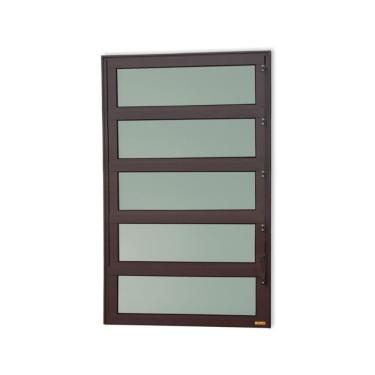 Imagem de Janela De Aluminio Basculante Elite Vidro Boreal 100cm X 60cm Brimak Corten