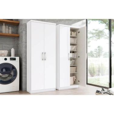 Imagem de Armário Multiuso Sala Margarida C/ 2 Portas Branco - Henn