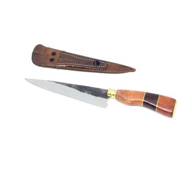 Imagem de Faca Churrasco Gaúcha 1007Ts-M2 7'' Carbono Rústica Cabo Madeira Chifre