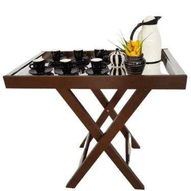 Imagem de Aparador De Madeira Com Espelho 100cm