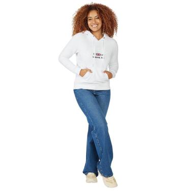 Imagem de Moletom Aeropostale Fechado Branco Feminino-Feminino
