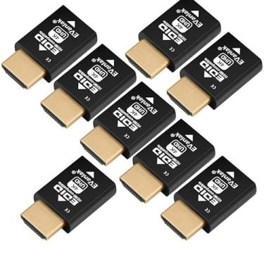 Imagem de EVanlak Emulador Mini Hdmi Edid Passthrough - 1080P Para 4K A 60Hz, Design Compacto, Compatível Com Switches, Extensores, Receptores Av, Divisores De Vídeo 8 Unidades