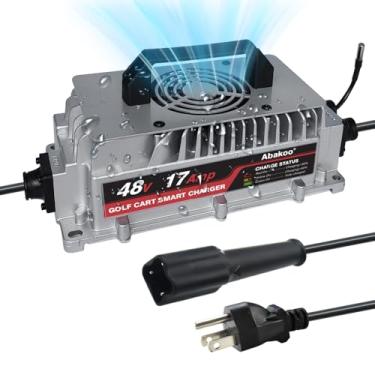 Imagem de Abakoo Carregador De Bateria Para Carrinho Golfe 48V 17A Yamaha G29 Drive E 2 G29/Drive 2007-Up, Com Plugue 3 Pinos, À Prova D'Água Ip67
