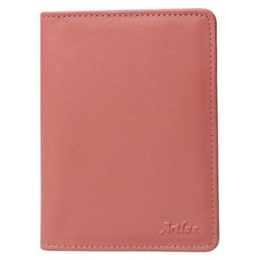Imagem de Porta Passaporte em Couro Antifurto Artlux 400, Rose
