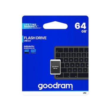 Imagem de Pen Drive UPI2 Preto USB 2.0 64GB GOODRAM