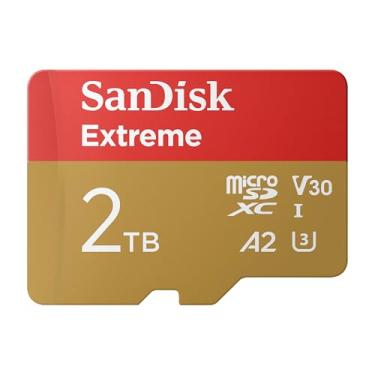 Imagem de SanDisk Cartão MicroSDXC extremo de 2 TB + adaptador SD (para câmeras de ação, drones, smartphones, velocidade de até 240 MB/s, 4K UHD) RescuePRO Deluxe, UHS-I, U3, V30