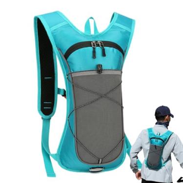 Imagem de Mochila Hidratação Para Caminhada - Bolsa Hidratação Em Nylon | Com Faixas Refletivas, Alças Ajustáveis E Material Em Nylon Para Caça, Viagem, Escalada, Ginásio, Esqui, Ciclismo E Campismo