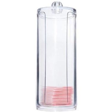 Imagem de Porta Algodão Discos Organizador Acrílico Com Tampa - Moment