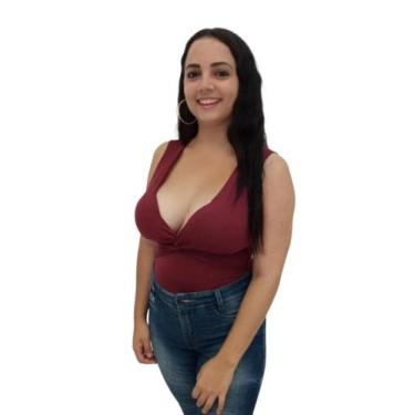 Imagem de Body Unico Trançado - Love Plus, Bordô, unico