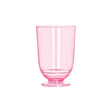 Imagem de 10 Taça Tacinha para Doces Mousse Licor 50ml - AAZ, Translúcido Rosa