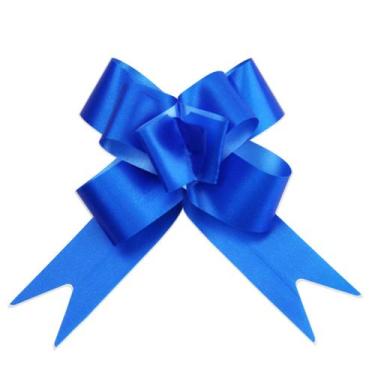 Imagem de 10 Laço Fácil para Presente 30mm - AAZ, Liso Azul